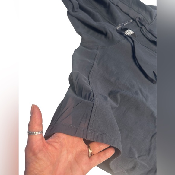 Victoria's Secret Sport Gray Zip-Up Hoodie - Picture 2 of 6